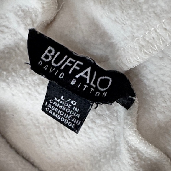 Buffalo women’s cream Hoodie Sweater size large - Picture 3 of 5